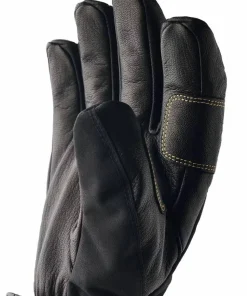 Hestra Army Leather Gore-Tex - 5 Finger Black/Black