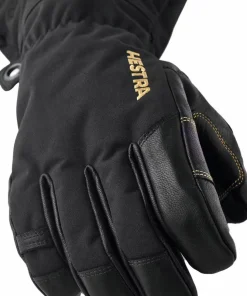 Hestra Army Leather Gore-Tex - 5 Finger Black/Black