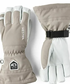 Hestra Army Leather Heli Ski 5-finger Khaki
