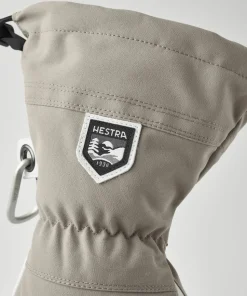 Hestra Army Leather Heli Ski 5-finger Khaki