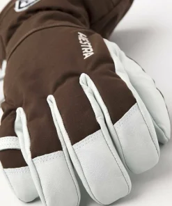 Hestra Army Leather Heli Ski 5-finger Espresso