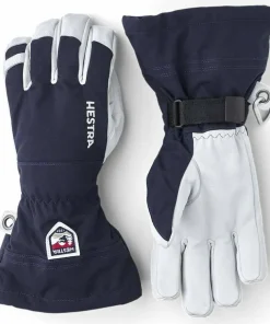 Hestra Army Leather Heli Ski 5-finger Marine