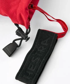 Hestra Army Leather Heli Ski 3-Finger Red