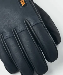 Hestra Army Leather Wool Terry 5-Finger Grey