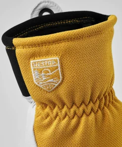 Hestra Couloir 5 Finger Mustard/Off White