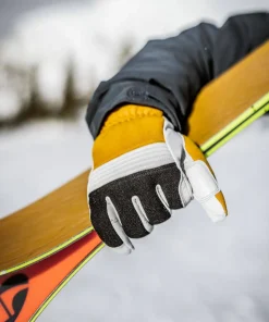 Hestra Couloir 5 Finger Mustard/Off White
