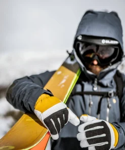 Hestra Couloir 5 Finger Mustard/Off White