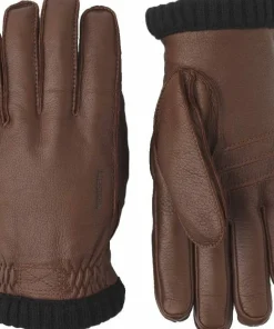 Hestra Deerskin Primaloft Rib Chocolate