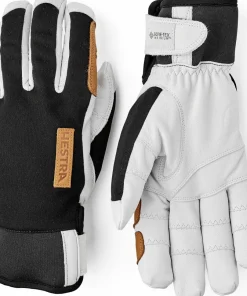 Hestra Ergo Grip Active Wool Terry - 5 Finger Black/Off White