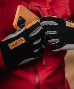 Hestra Ergo Grip Active Wool Terry - 5 Finger Black/Off White