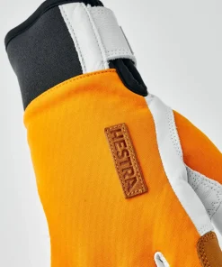Hestra Ergo Grip Active Wool Terry - 5 Finger Orange/Off White