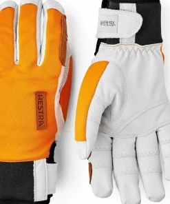 Hestra Ergo Grip Active Wool Terry - 5 Finger Orange/Off White