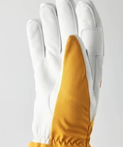 Hestra Flextron Motion 5-Finger Mustard/Offwhite