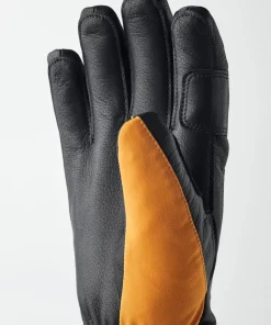 Hestra Flextron Motion Short 5-Finger Mustard/Black