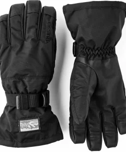 Hestra Gauntlet Sr. - 5 Finger Black/Black