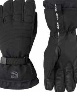 Hestra GORE-TEX Perform 5 Finger Black/Black