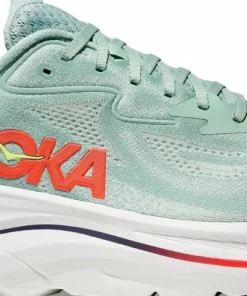 Hoka Men's Clifton 10 Sage/Neon Flame