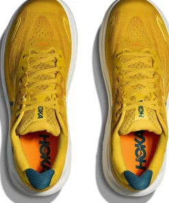 Hoka Men's Clifton 10 Yellow Gold/Tidal Wave