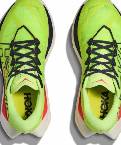 Hoka Men's Rocket X Trail Neon Yuzu/Neon Flame