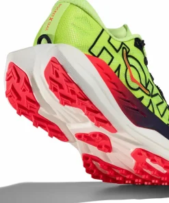 Hoka Men's Rocket X Trail Neon Yuzu/Neon Flame