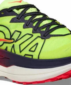 Hoka Men's Rocket X Trail Neon Yuzu/Neon Flame