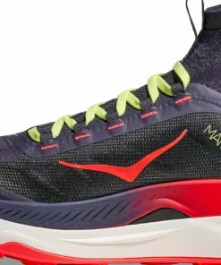 Hoka Men's Tecton X 3 Squid Ink / Neon Flame
