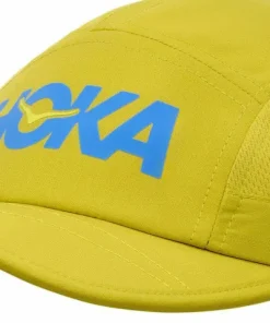Hoka Run Hat Pea Green