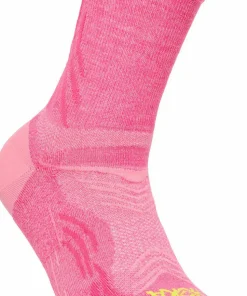 Hoka Unisex Bondi 9 Crew Run Sock Electric Rose