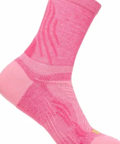 Hoka Unisex Bondi 9 Crew Run Sock Electric Rose
