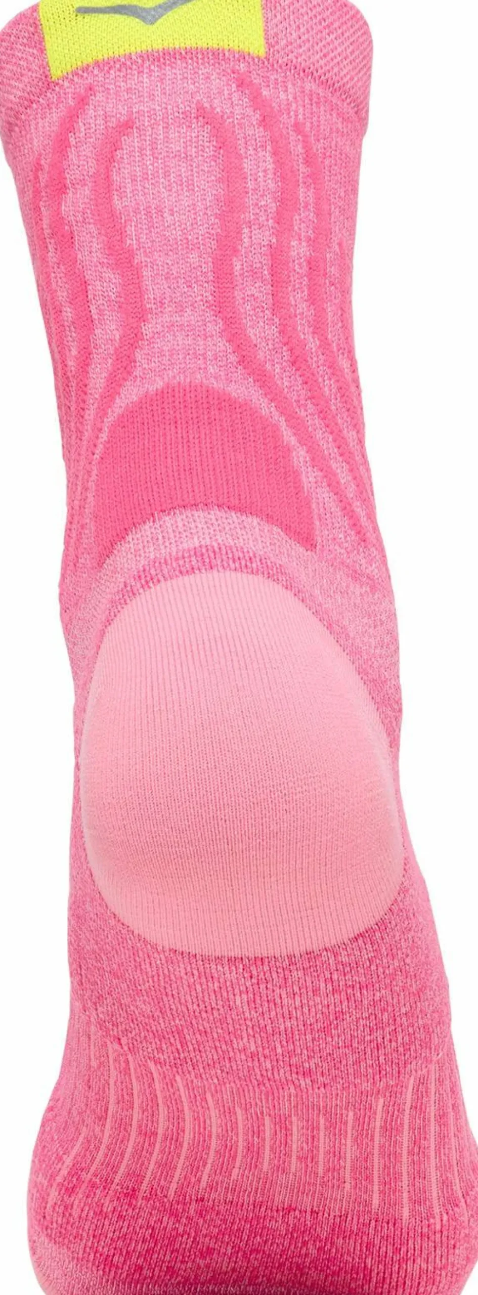 Hoka Unisex Bondi 9 Crew Run Sock Electric Rose