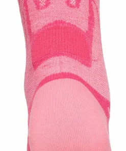 Hoka Unisex Clifton 10 Crew Run Sock Electric Rose