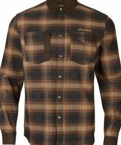 Härkila Men's Aivak Long Sleeve Shirt Burgundy