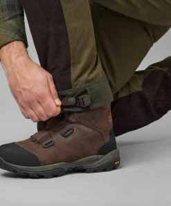 Härkila Men's Driven Hunt HWS Leather Pants Willow Green/Shadow Brown