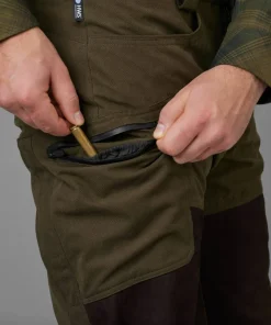 Härkila Men's Driven Hunt HWS Leather Pants Willow Green/Shadow Brown