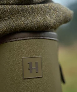 Härkila Men's Forester Zip Rubber Boot Dark Olive
