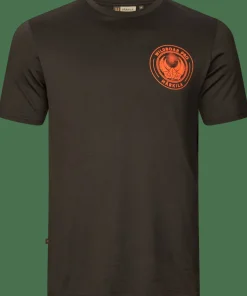 Härkila Men's Game Short Sleeve T-Shirt Shadow Brown Wildboar