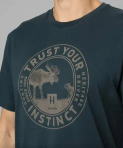 Härkila Men's Härkila Moose T-Shirt Dark Navy