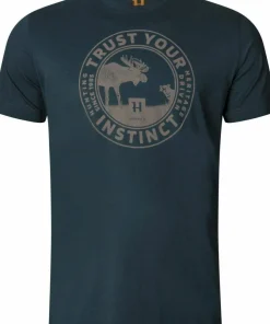 Härkila Men's Härkila Moose T-Shirt Dark Navy