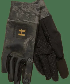 Härkila Men's Härkila Noctyx Camo Fleece Glove Axis Msp Black