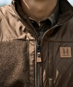 Härkila Men's Kalix Fleece Waistcoat Dark Earth