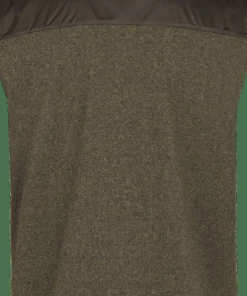 Härkila Men's Kalix Fleece Waistcoat Willow Green/Shadow Brown