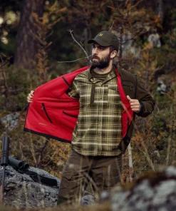 Härkila Men's Kamko Fleece Brown/Red