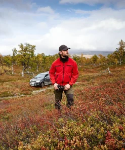Härkila Men's Kamko Fleece Brown/Red