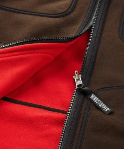 Härkila Men's Kamko Fleece Brown/Red