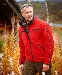 Härkila Men's Kamko Fleece Brown/Red