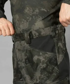 Härkila Men's Noctyx Camo Silent Trousers Axis Msp Black/Black