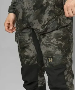 Härkila Men's Noctyx Camo Silent Trousers Axis Msp Black/Black