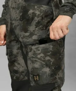 Härkila Men's Noctyx Camo Silent Trousers Axis Msp Black/Black