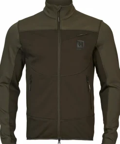 Härkila Men's Olaf Fleece Jacket Shadow Brown/forest Night
