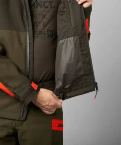 Härkila Men's Pro Hunter Dog Keeper GORE-TEX Jacket Willow Green/Orange